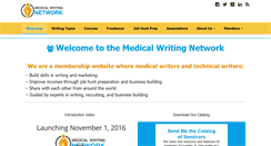 Desktop Screenshot of medicalwritingnetwork.com