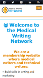 Mobile Screenshot of medicalwritingnetwork.com